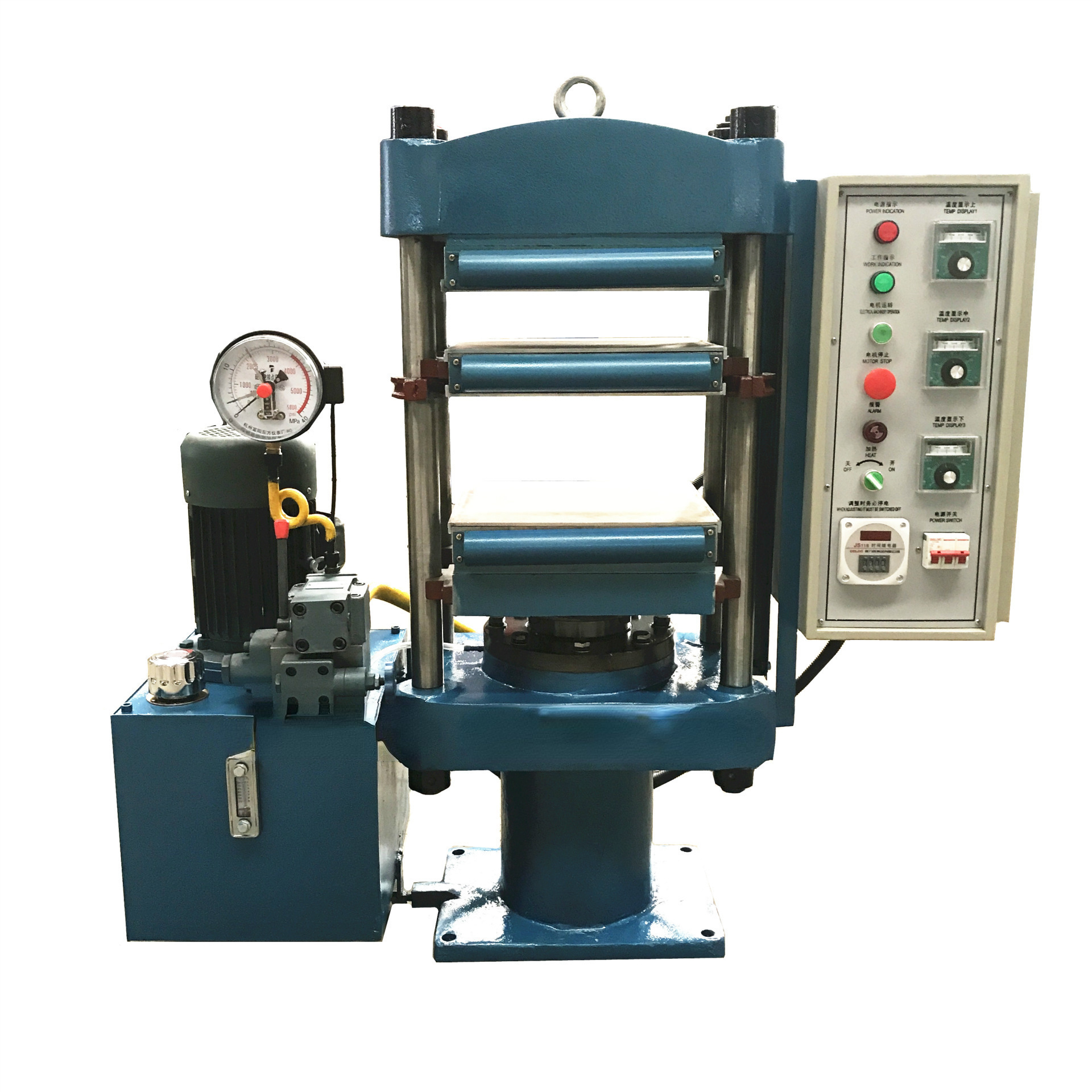 厂家供应橡胶块模压成型硫化机 硅胶胸贴垫平板热压硫化成型机