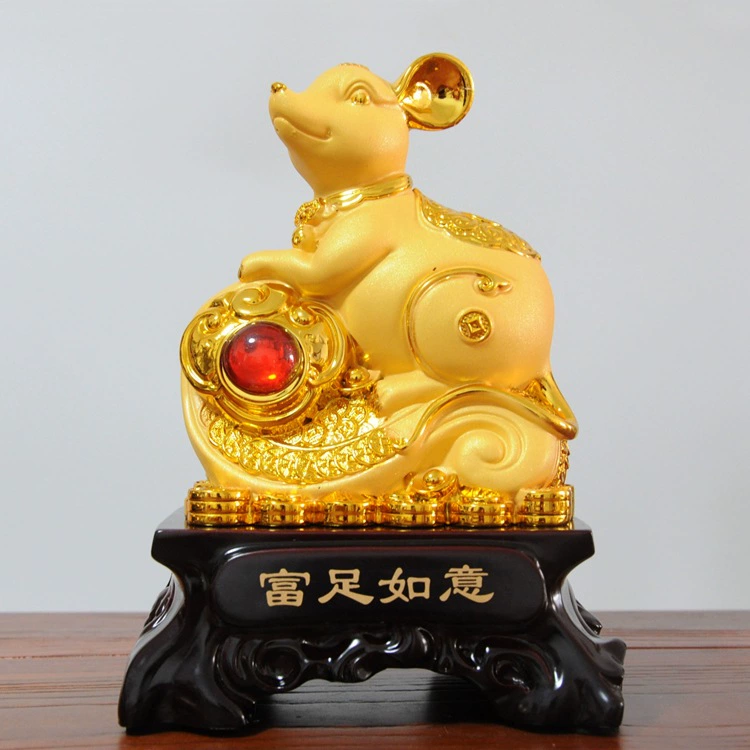 2019 Новый знак зодиака Крыса Swog Ruyi, подарки страховки, подарок на ежегодную конференцию компании, возможно изготовление под заказ для сотрудников