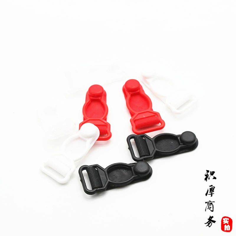 Черно-белый красный прозрачный запас аксессуаров для нижнего белья Пряжка регулировки нижнего белья 12 мм Пряжка для подвязок пластиковые носки Пряжка трансграничная