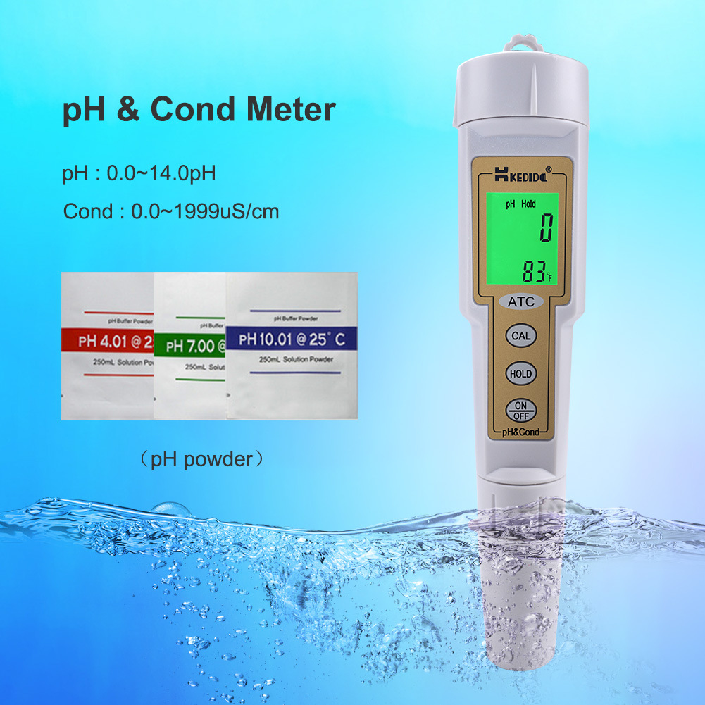 CT-6322测试笔PH酸碱度PH计测量检测仪鱼缸 泳池EC电导率仪