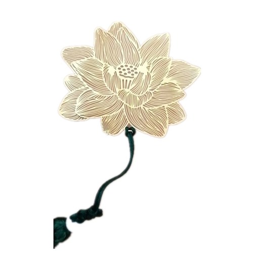 2pcs Computer chip hollowed out metal bookmark fringe crafts student stationery leaf vein customization