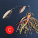 Metal Spinner Baits  Fresh Water Bass Swimbait Tackle Gear