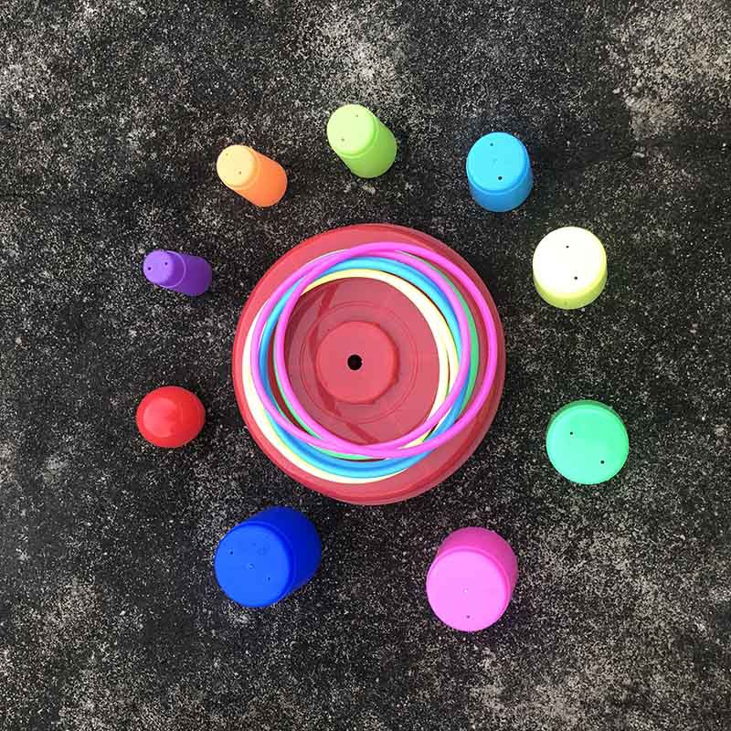 Circle Tower Set Toy Parent-child Interactive Game Throwing Ring Jenga Creative display picture 9