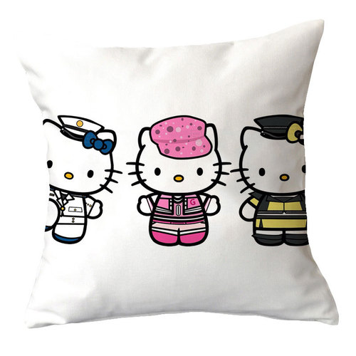 Cat pillow design, cute girly heart pillow photo design, personalized creative DIY gift