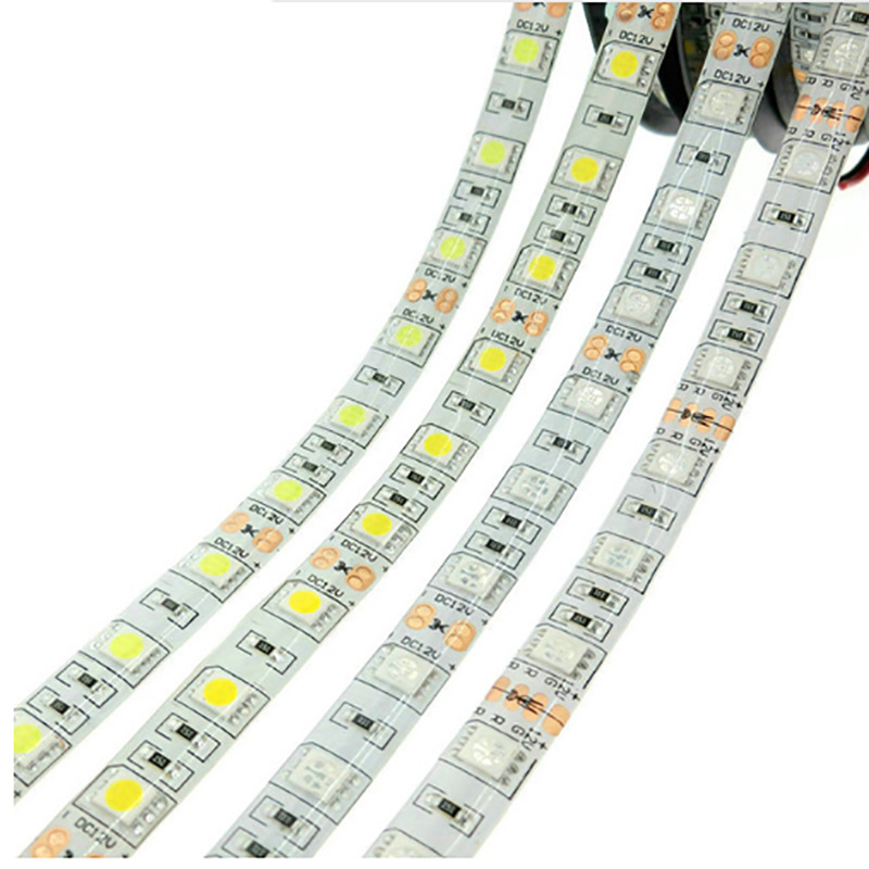 Tira de luz LED 24V parche 5050 tira de luz impermeable Super brillante sala de estar luz de techo tira adhesiva caja de luz al aire libre