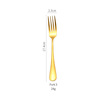 Golden tableware stainless steel, set, 10 pieces, wholesale