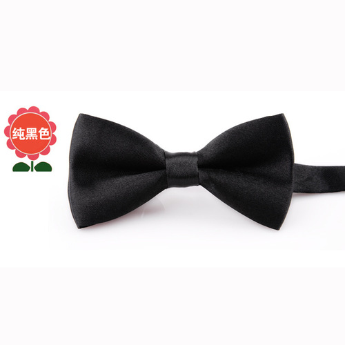 Factory direct sales solid color children's bow tie male and female baby double bow tie kindergarten performance candy color wholesale