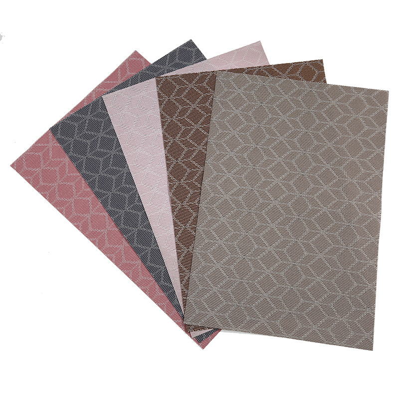 厂家直销特斯林西餐垫 酒店防滑隔热餐桌垫欧式方形PVC西餐垫批发详情图2