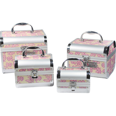 Strength factory source Manufactor aluminium alloy Makeup box Storage box Four piece suit Three Various Available Customize