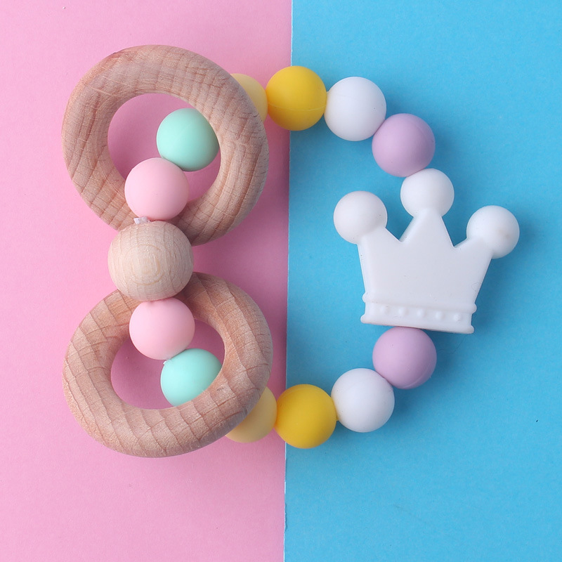 Directo de fábrica de silicona chupete Cadena de bebé de haya silicona teether juguete molar AliExpress Amazon nuevo