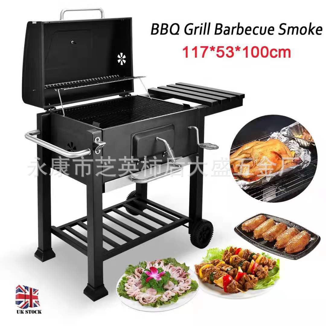 Soy una fábrica barbacoa generosa estufa patio al aire libre gran protección del medio ambiente estufa barbacoa gran capacidad horno tapado