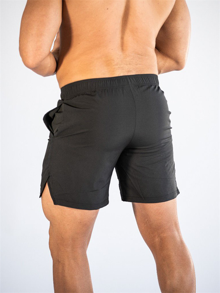 Comercio exterior de color sólido tablero ligero verano hombres pantalones cortos de fitness deportes casuales correr de secado rápido pantalones cortos de entrenamiento de baloncesto