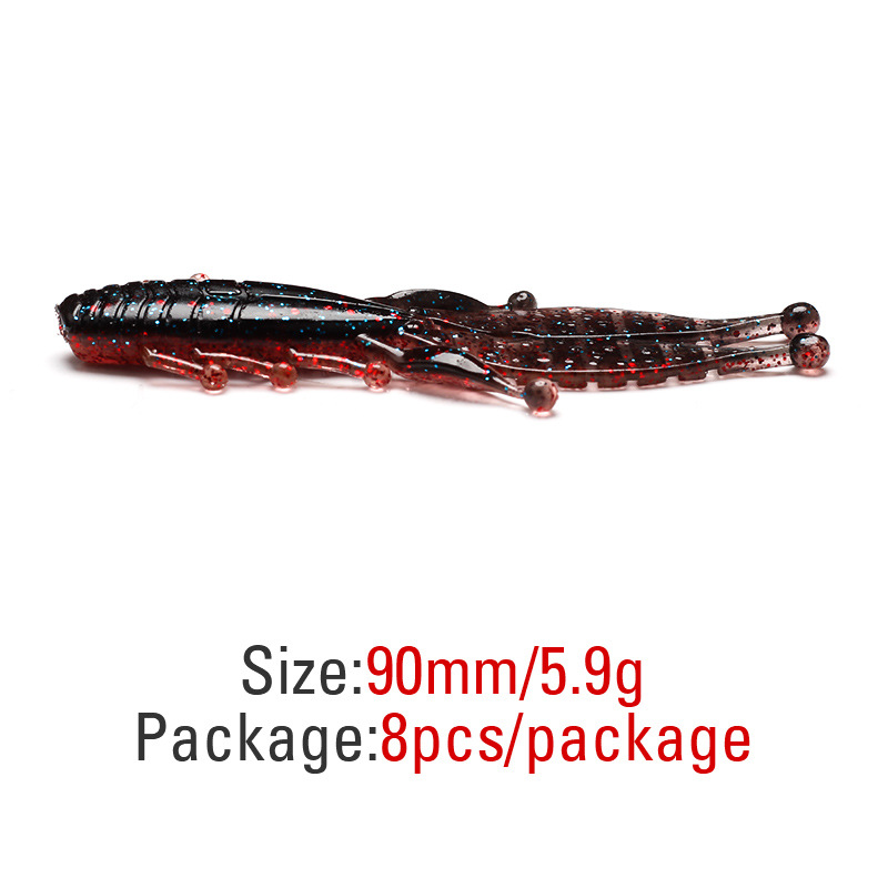 Soft Craws Fishing Lures Fresh Water Bass Swimbait Tackle Gear