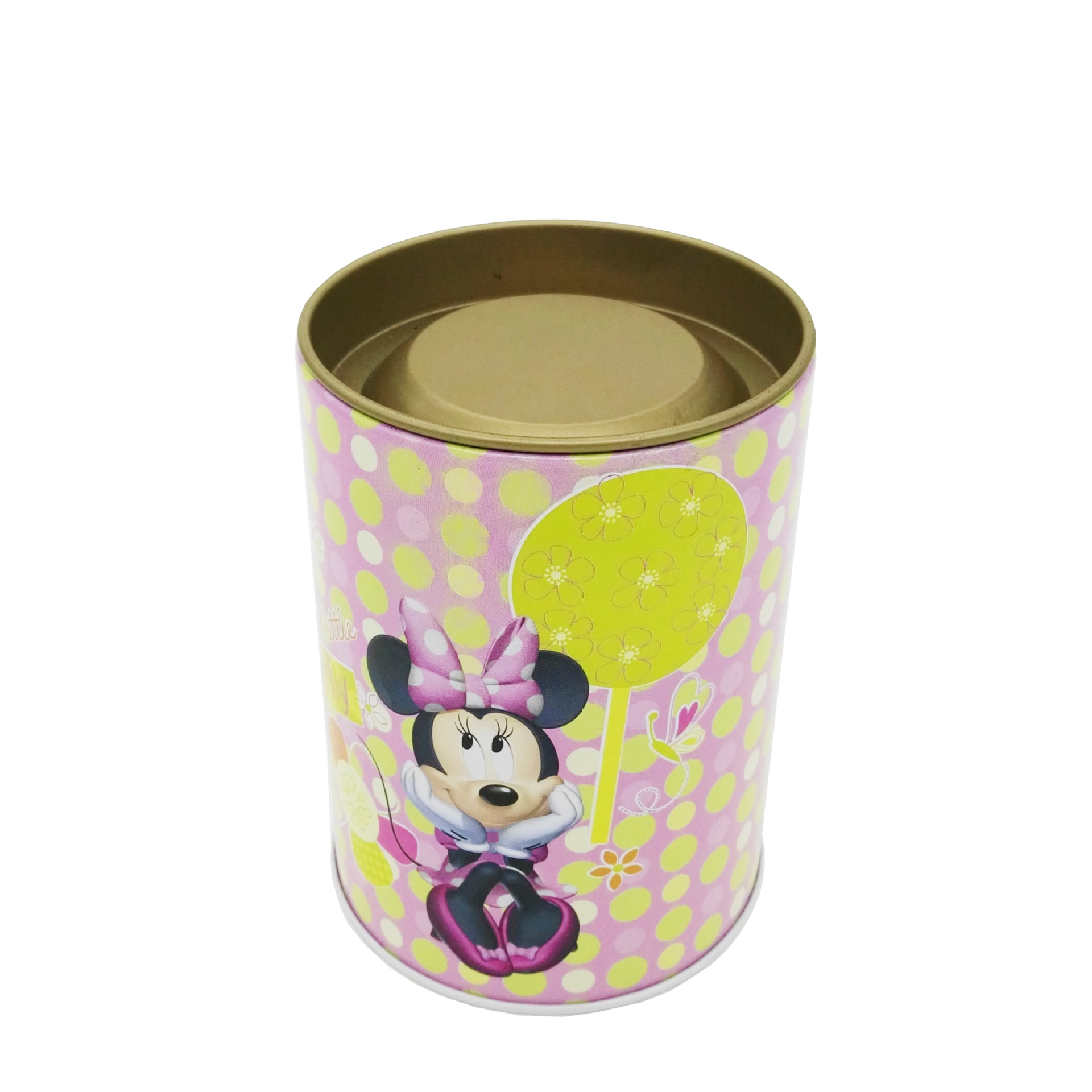 生产马口铁储蓄存钱罐 凹凸盖圆罐红酒罐 赠品内衣服装包装铁罐