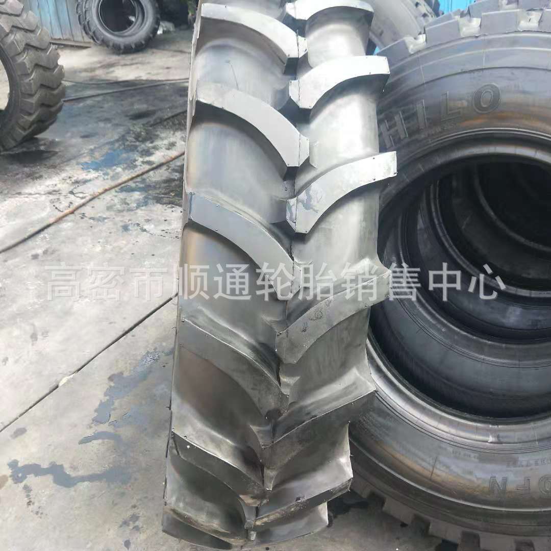 供应13.6-24人字花纹轮胎14.9-24/28/30农用拖拉机轮胎出口