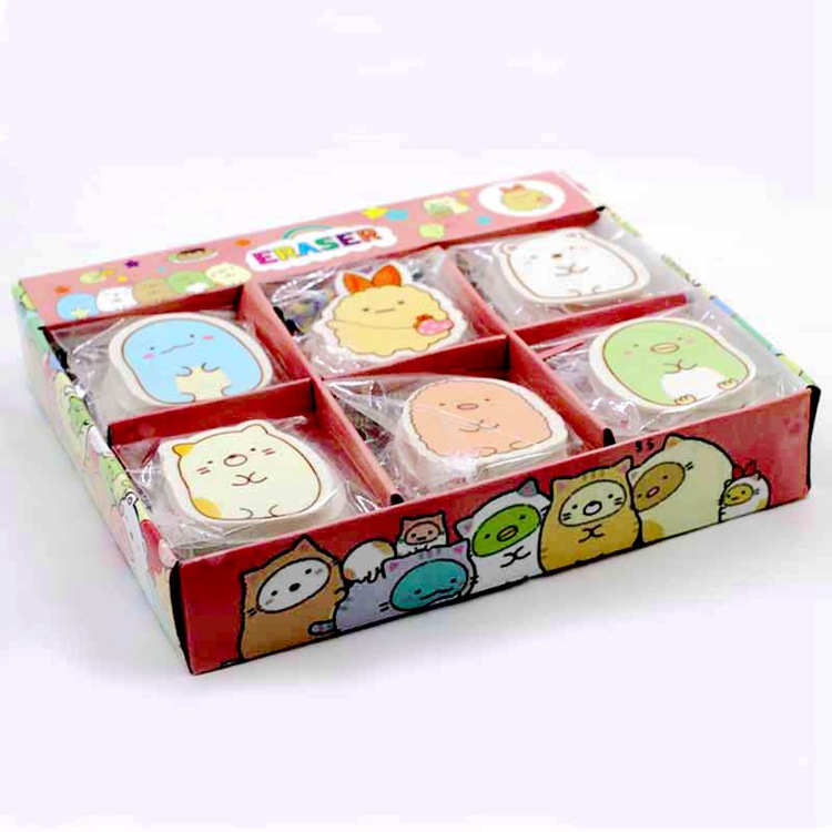 Biology Corner animal Cartoon comic Tuanzi Family lovely eraser study Stationery Supplies