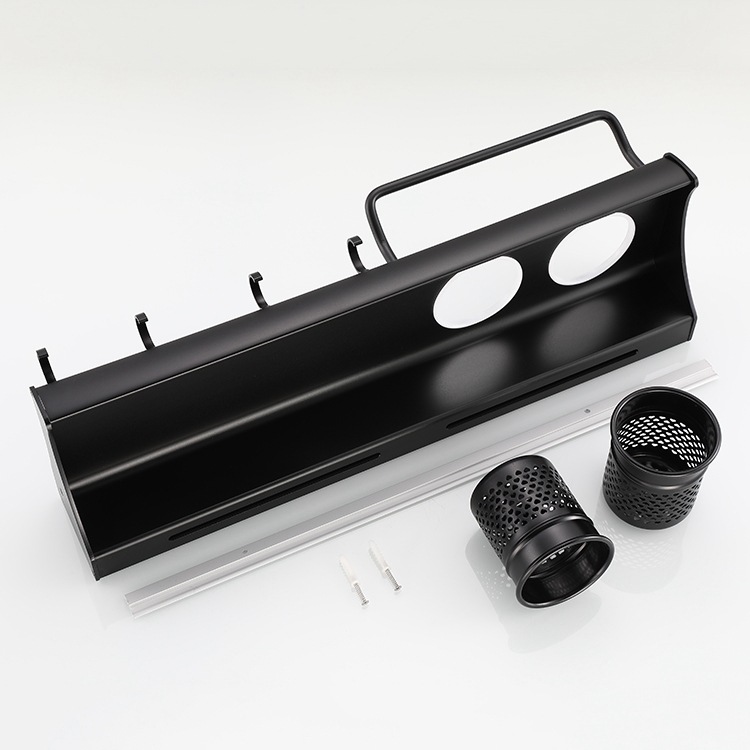 Ventas de la fábrica hogar utensilios de cocina espacio aluminio cocina de almacenamiento rack de almacenamiento de cocina colgante estante de almacenamiento de la cocina cuchillo titular