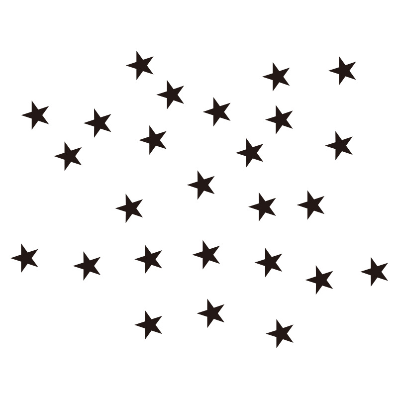 Starry Sky Mirror Wall Stickers 3d Decorative Acrylic Decals_voghion.com