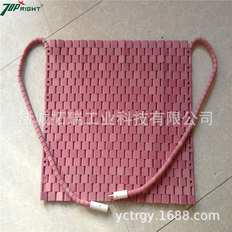 供应履带加热器 履带式陶瓷电热板  热处理陶瓷加热板