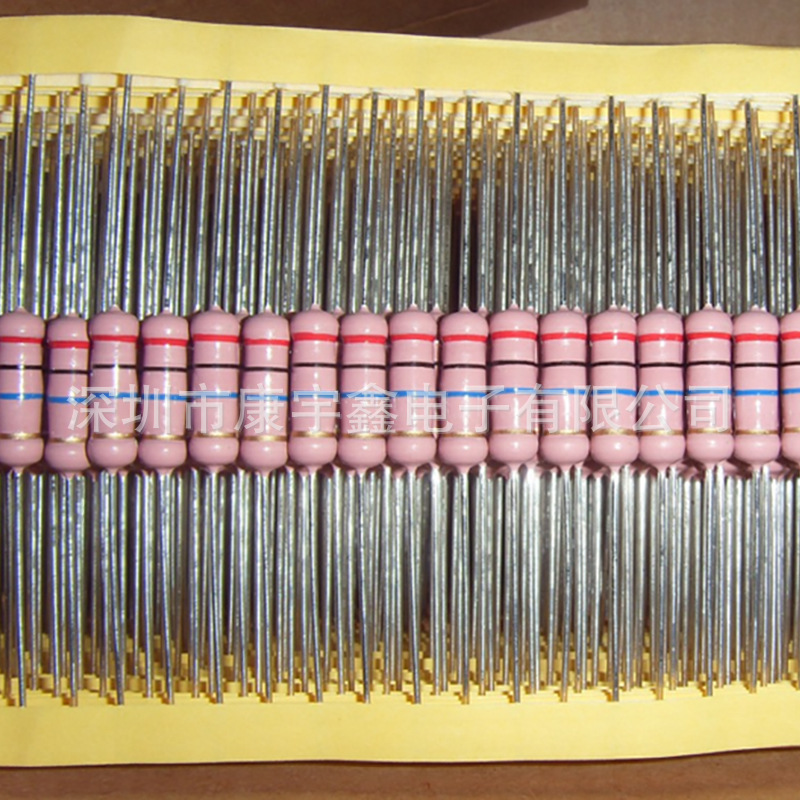 插件玻璃釉高压绕线电阻RI401/2W10MR50KR5MR