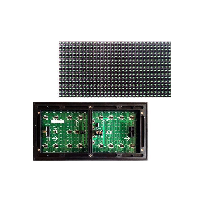 P10 single green unit LED character display screen module rolling advertisement display screen quality and low price