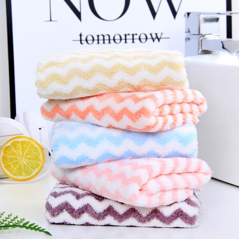 【5条装】超细纤维经编清洁方巾 定制加厚儿童吸水擦嘴巾礼品|ms