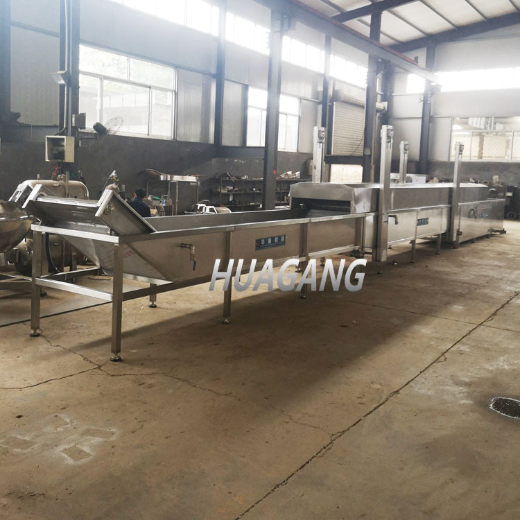 肉丸成型蒸煮设备 全套肉丸加工设备