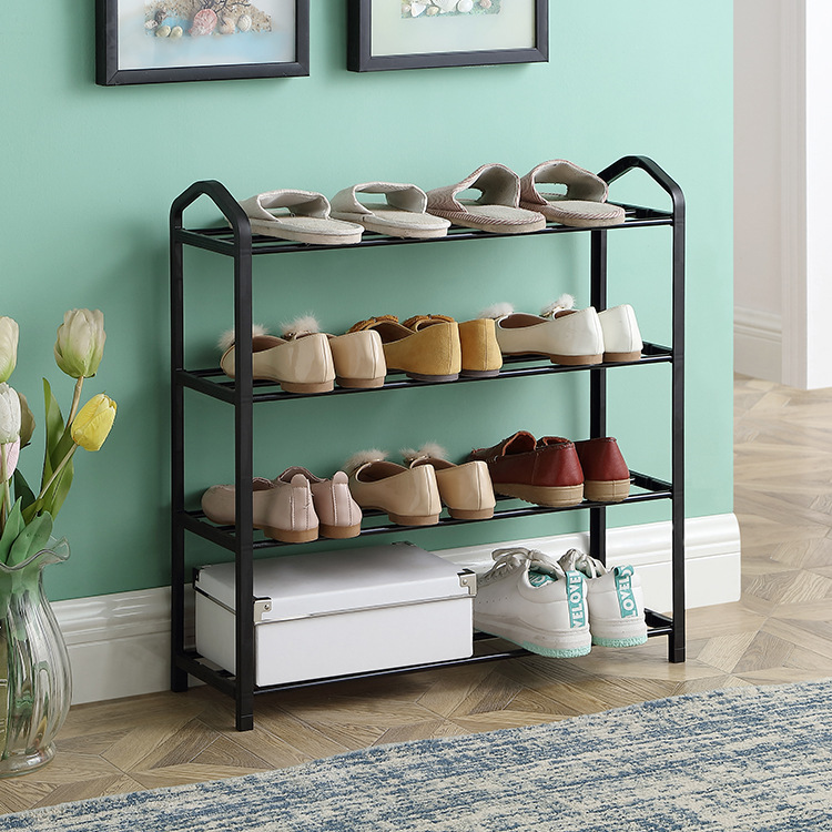 2019款 创意新款多功能置物架塑胶收纳鞋架简易多层家用防尘鞋架