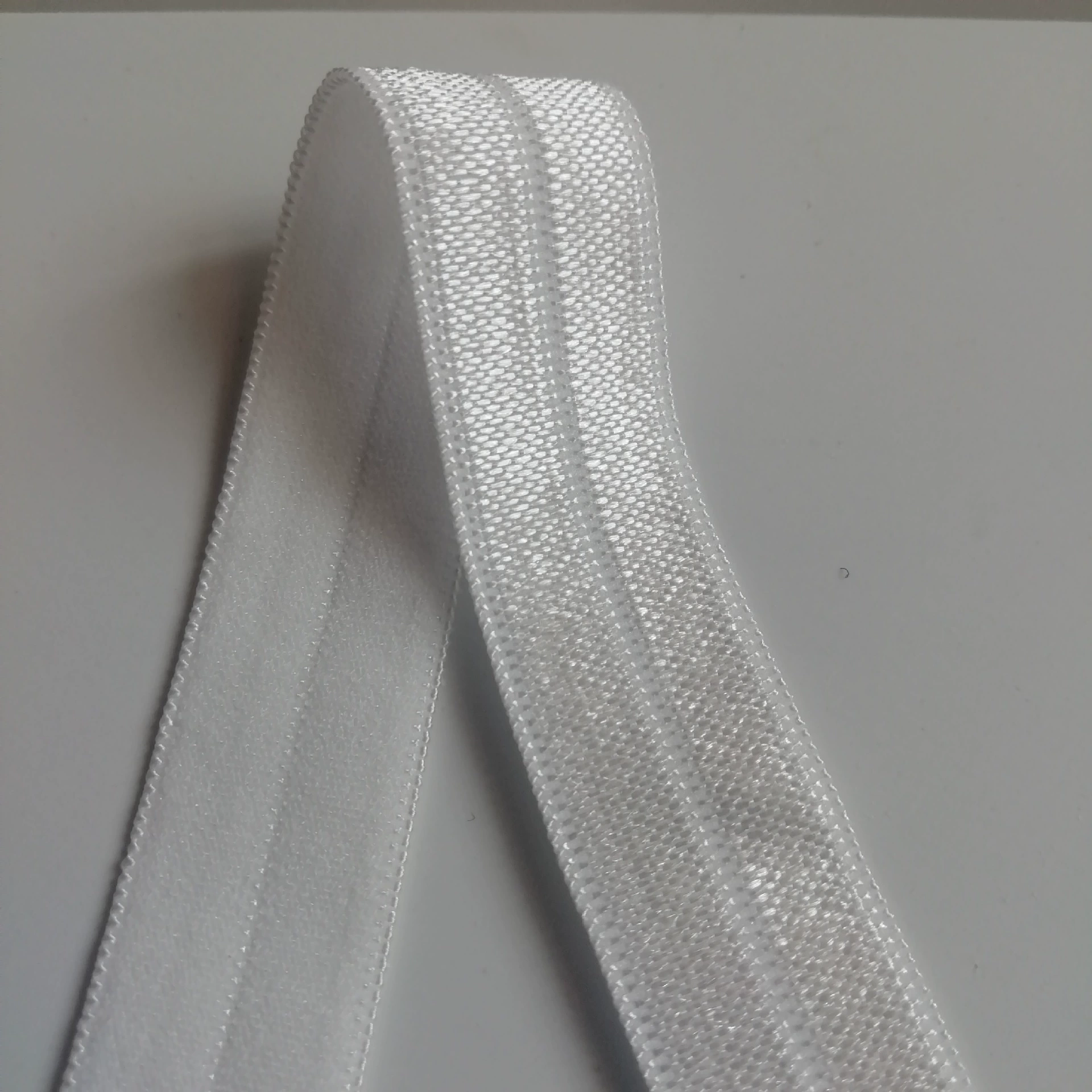 Прямые продажи с фабрики, оптовая продажа, нейлоновая эластичная глянцевая полускладная эластичная лента, аксессуары для нижнего белья