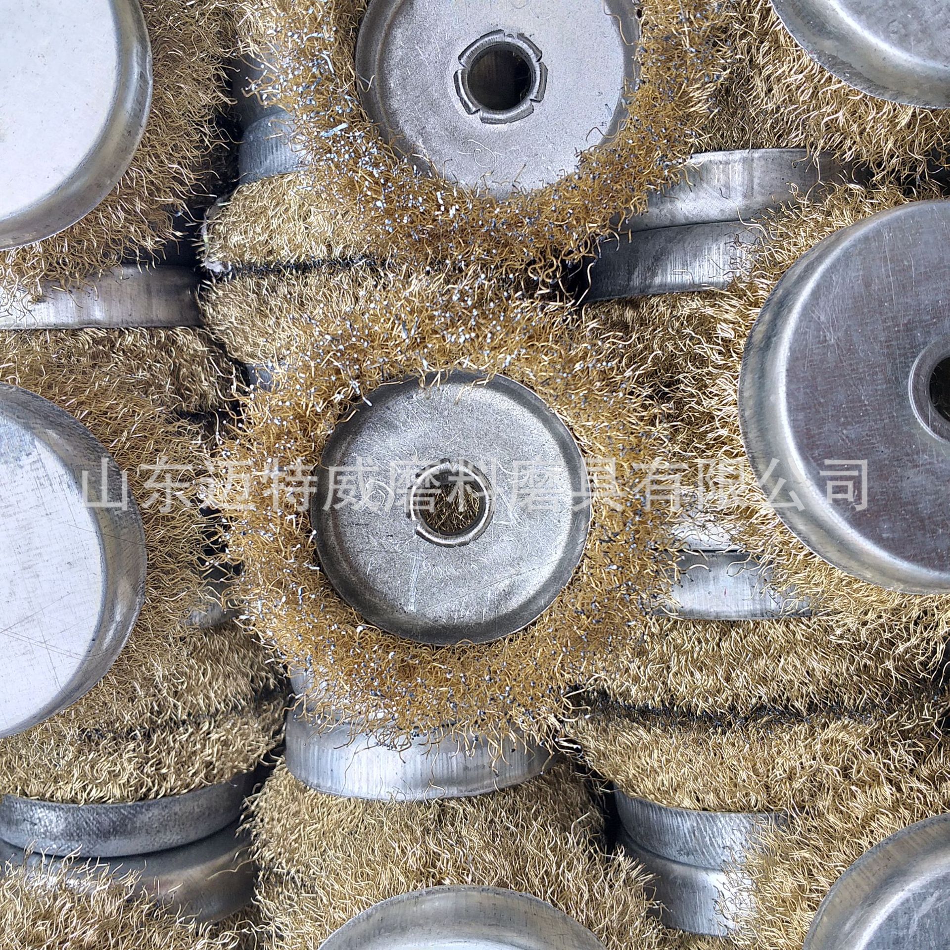 钢丝轮金属除锈机用钢丝刷角磨机打磨 平型钢丝刷 100#碗型钢丝刷