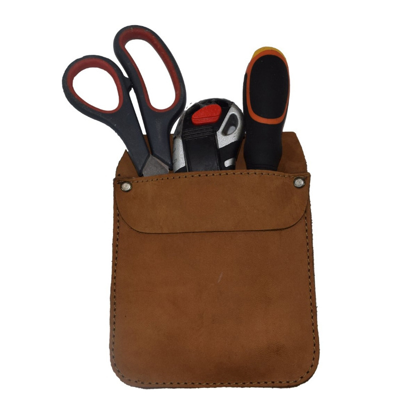 皮革工具收纳包 便携实用工具包 皮质剪刀锥子钳子收纳袋