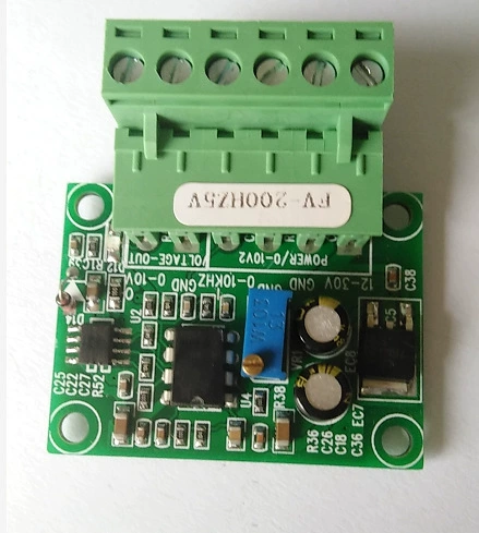 FV-200hz5V Преобразование F/V Преобразование частоты 0-10 В/5 В Модуль цифро-аналогового инвертора напряжения