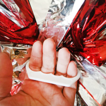 四指抓柄大号花球啦啦队手拿花小学生表演比赛啦啦花球广场舞手花