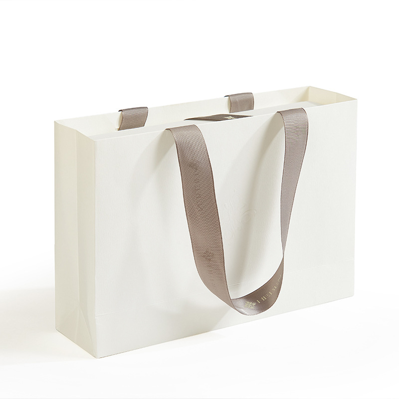 Gift Bag Rectangular Ribbon Bow Handbag Heaven and Earth Cover Gift Box Cup Lipstick Creative Gift Packaging Box