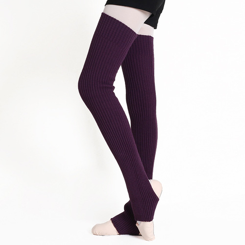 Dancer's Song Ballet Dance Over the Knee Socks Women's Long Latin Yoga Practice Non-Slip Socks and Leg Guards