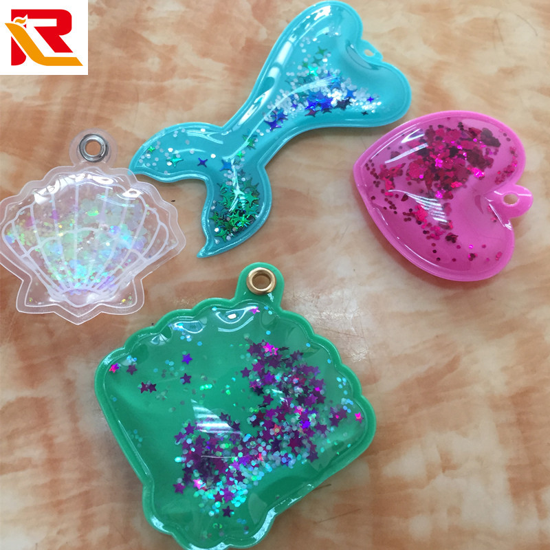 厂价直销 液体袋 吹气袋 沐浴液包装袋 电压金粉注油袋 PVC挂件袋