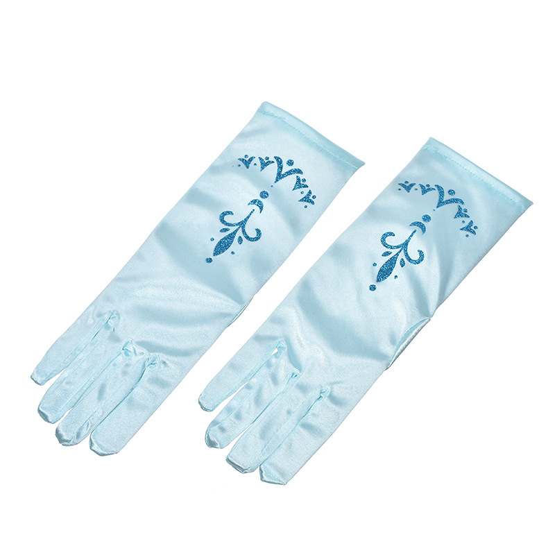 婚庆产品厂家直供新款多色手套冰雪奇缘儿童舞台演出五指手套服装配饰批发详情图10