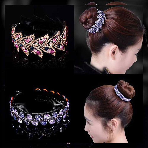 Korean version of the best-selling hairpin headdress, flower bird's nest hair catcher, ponytail buckle to tie hair, adult versatile lady fresh hair accessory