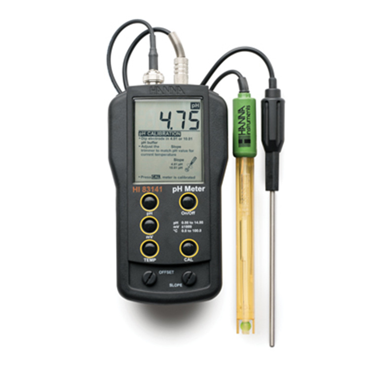 意大利哈纳 HI83141 便携式 酸度pH-氧化还原mV-温度测定仪