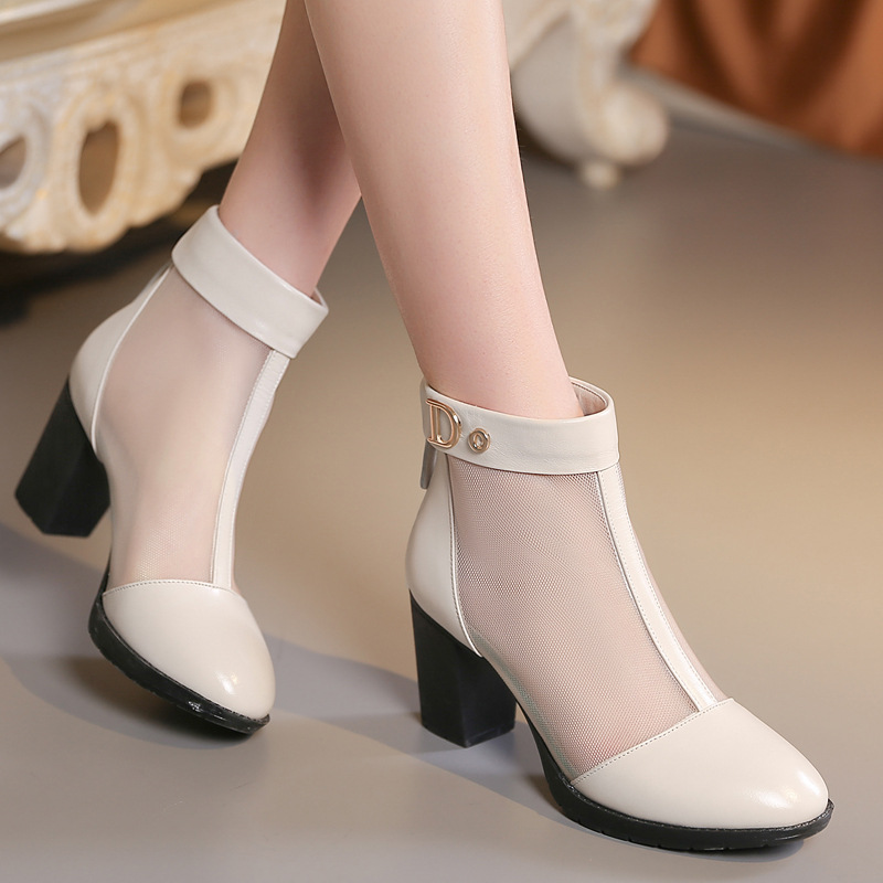 Bottes femme en En cuir - Ref 3355020 Image 4