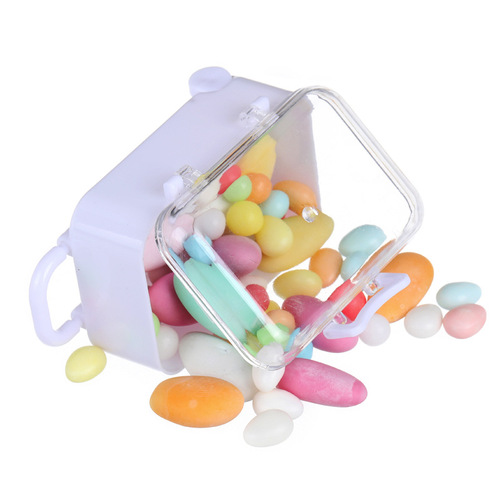 Direct Supply Creative Square Plastic Candy Box, Mini Pull-along Luggage Small Item Storage Plastic Packaging Box Customization