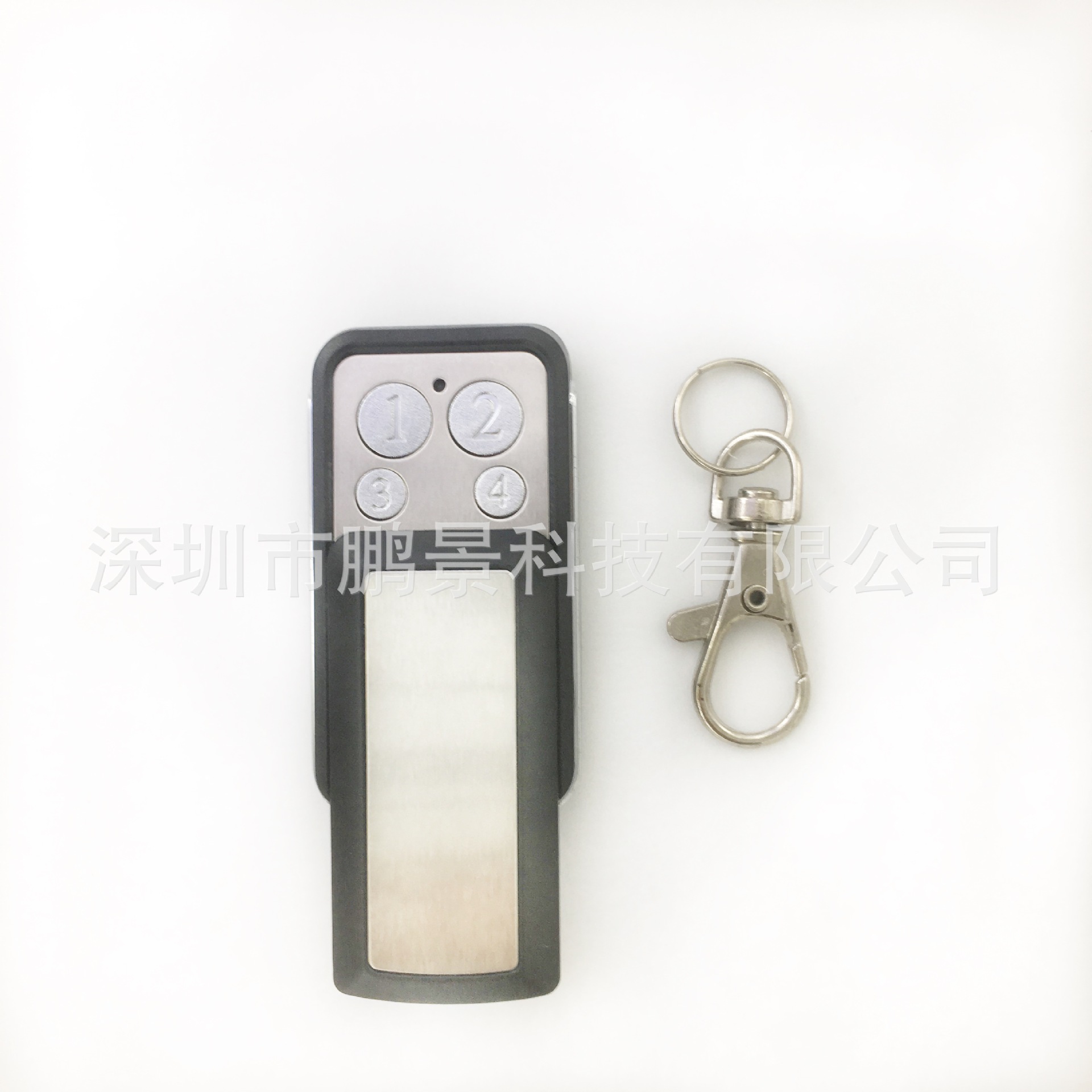 金属遥控器汽车报警车载遥控 无线遥控器开关433.92频率 学习码|ru