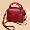 Shoulder bag, fashionable one-shoulder bag, 2023 collection, genuine leather, Korean style
