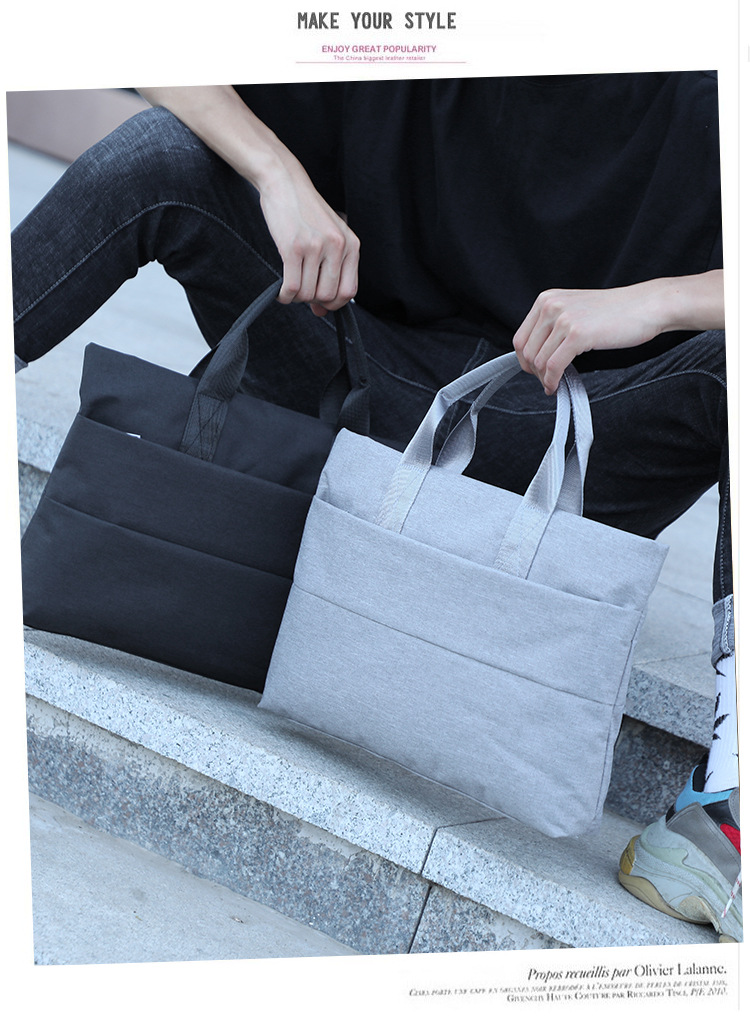 Wholesale of laptop bags with logo customization, portable inner bag, 14/15.6-inch ultra-thin briefcase for men undefined