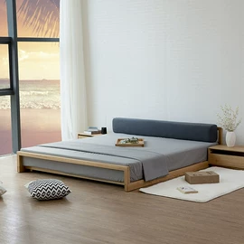 实木床;电视柜;书柜