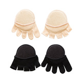 Кушон, невидимые носки, туфли на высоком каблуке с низким вырезом для пальцев на ноге