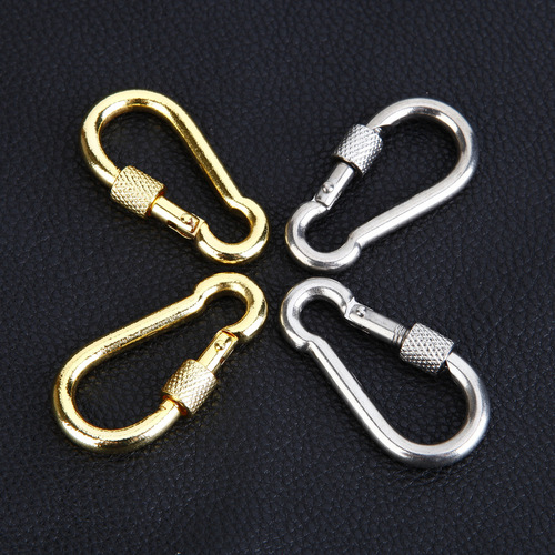 High-end load-bearing load-bearing hook carabiner spring buckle insurance buckle safety hook dog chain buckle chain buckle