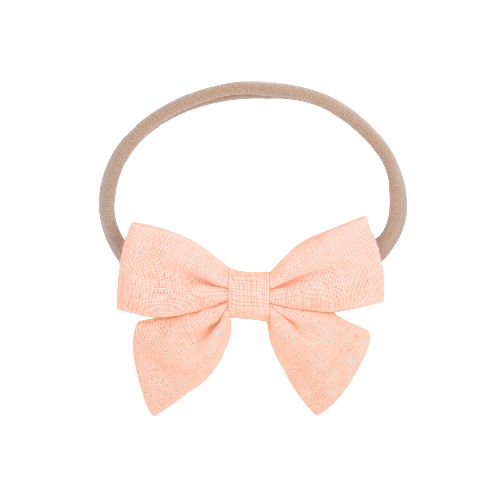 Fashion Simple Cotton Bow Hair Ring Set display picture 1