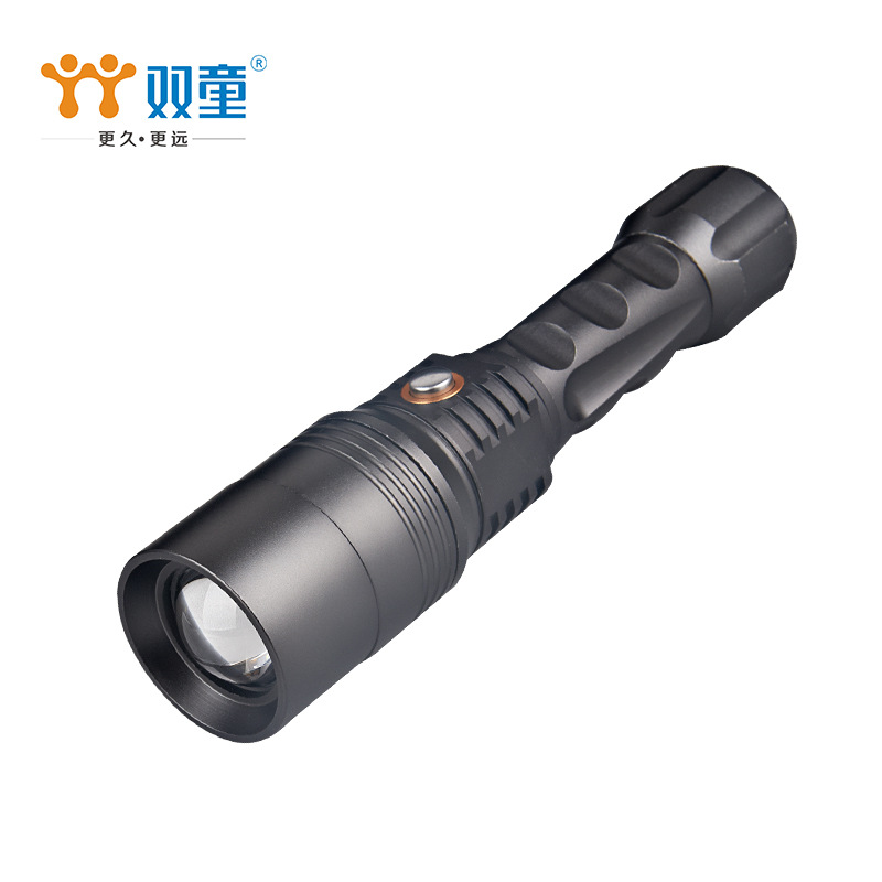 Rotate the focusing LED flashlight LED