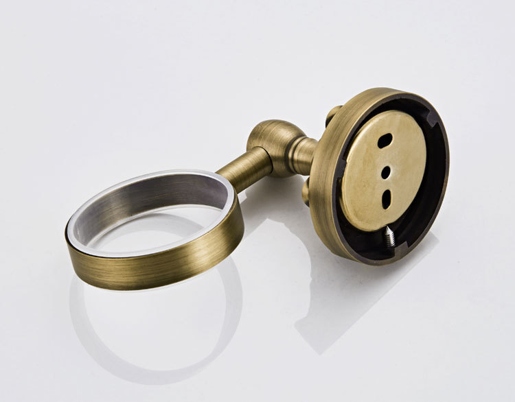 全铜卫浴五金挂件厂家批发陶瓷漱口杯架